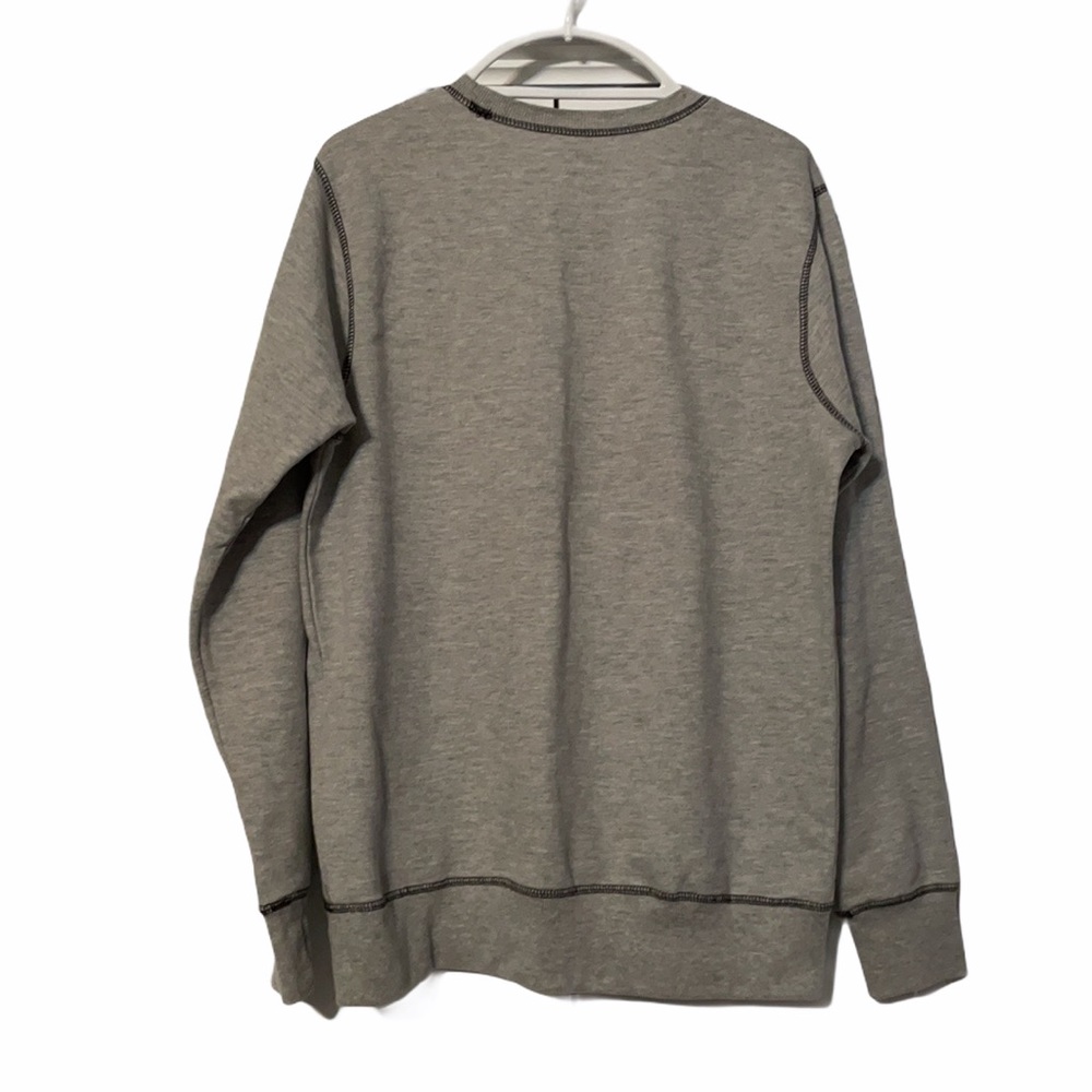 Reebok Men’s shirt fleece grey size large - Picture 2 of 4